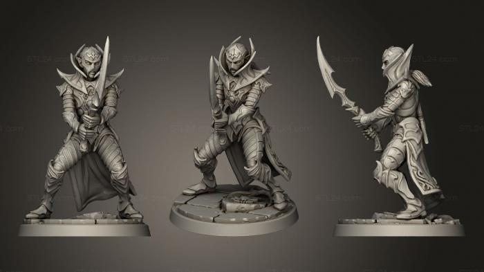 Figurines heroes, monsters and demons (Slayer, STKM_3480) 3D models for cnc